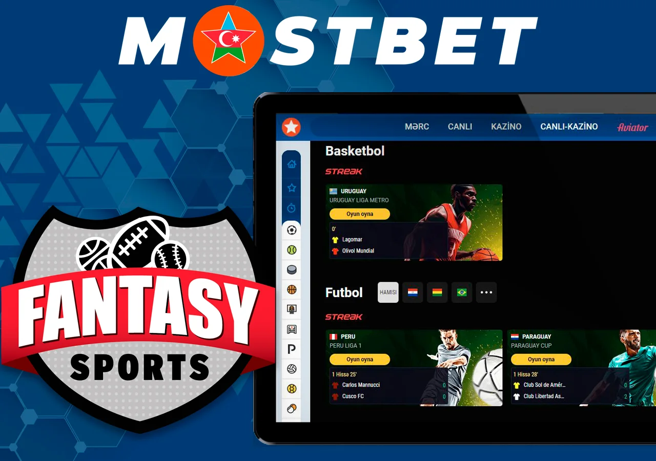 Fantasy Sports-da öz virtual komandanızı yaradın mostbet-az90
